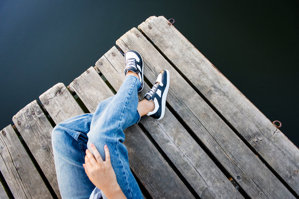 Barefoot Sneakers Yuva Black & White