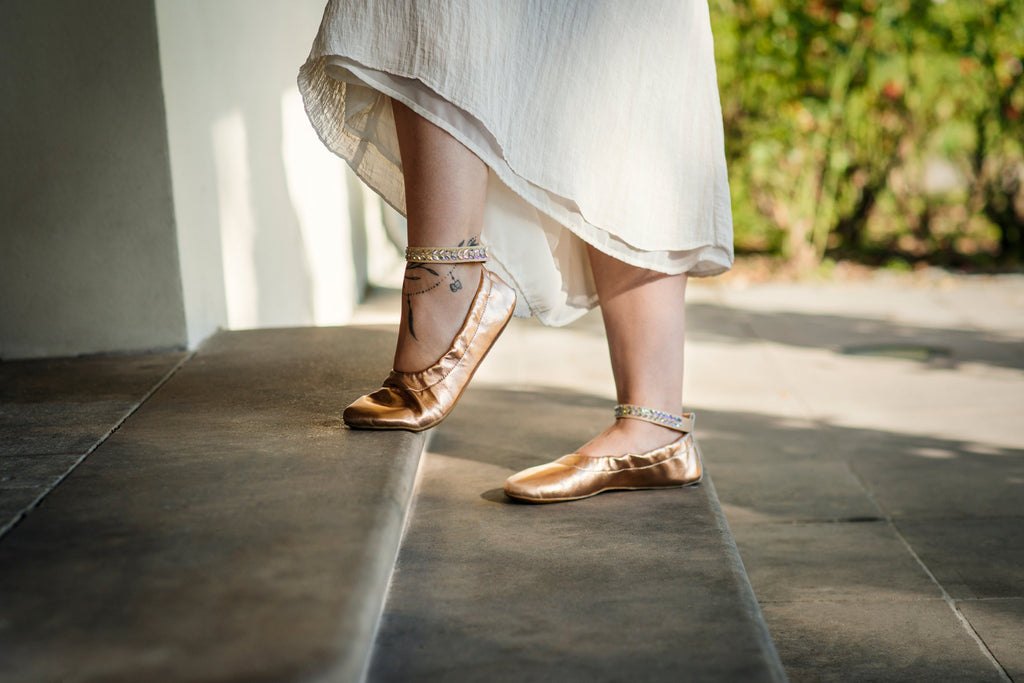 Barefoot dress shoes Chic Preciosa rosegold