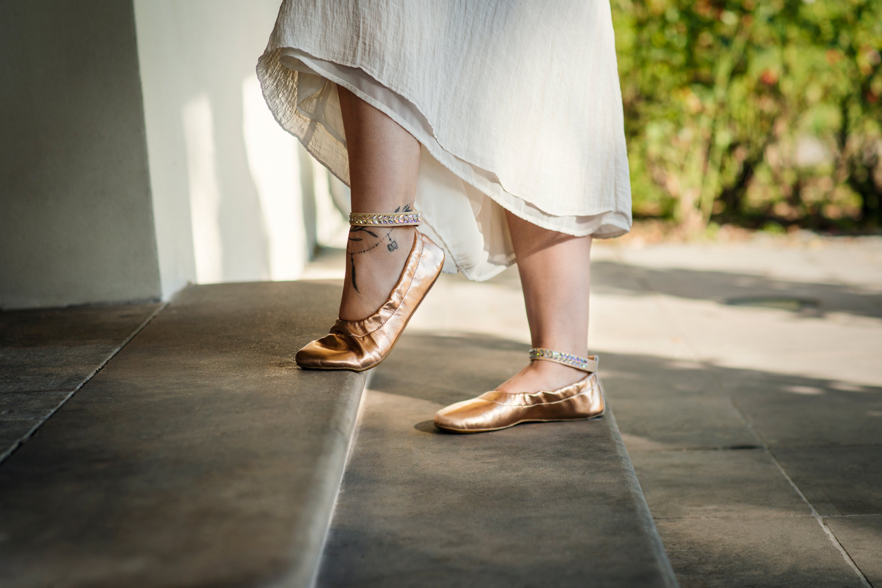 Barefoot dress shoes Chic Preciosa rosegold