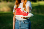 Comfort sneakers Street high-top – Red Hemp