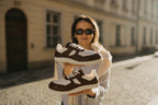 Barefoot Sneakers Yuva Brown & White