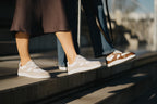 Barefoot Sneakers Yuva Beige & White