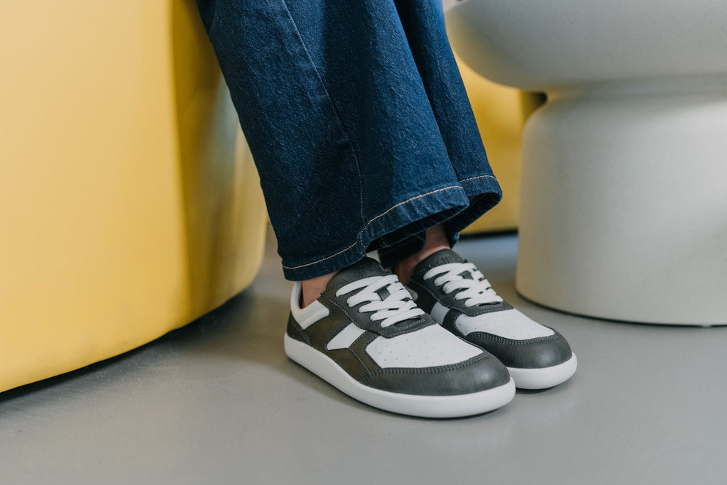 Barefoot Sneakers Yuva Grey & White