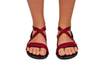 Hava Comfort sandals burgundy