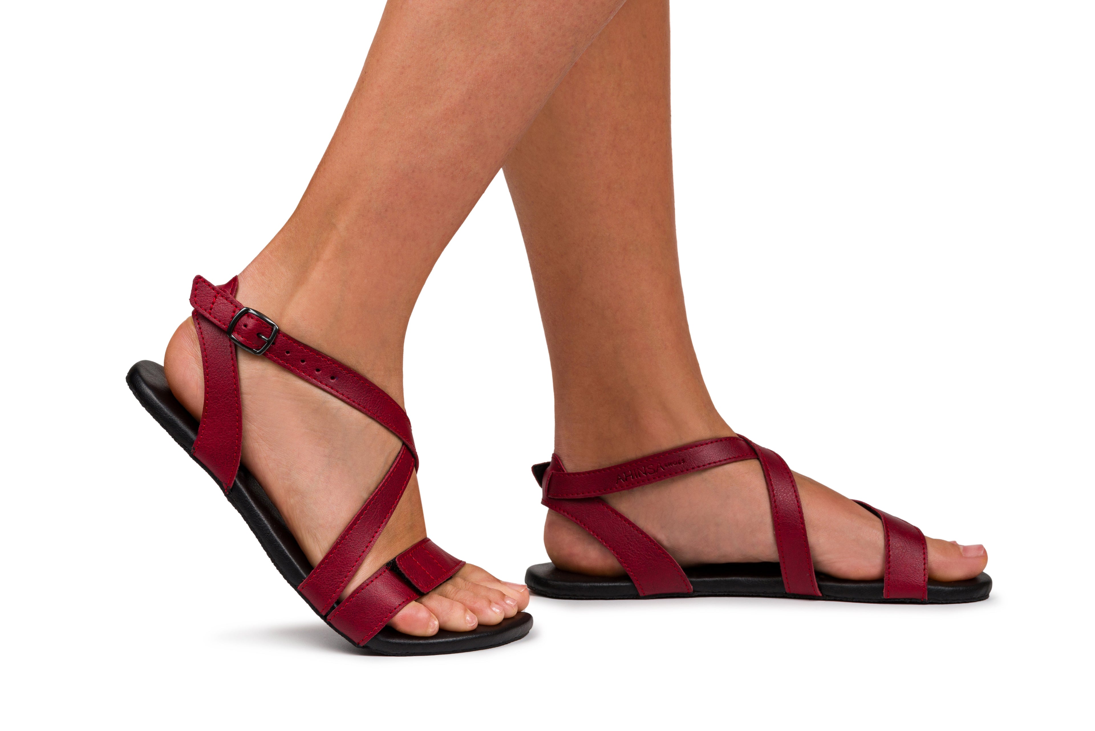Hava barefoot burgundy sandals