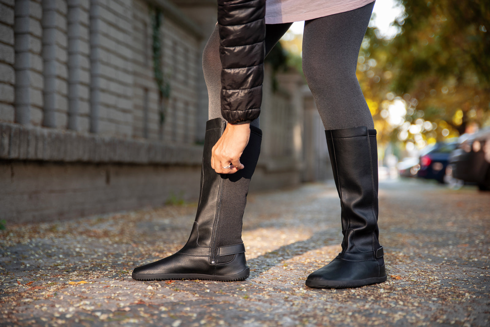 Barefoot Tall Boots - Black