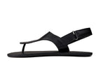 Simple barefoot black sandals