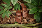 Comfort slip-on sandals brown
