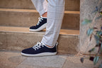 Flow Comfort navy sneakers