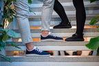 Flow Comfort navy sneakers