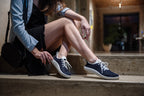 Flow navy barefoot sneakers