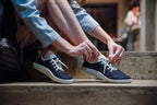 Flow navy barefoot sneakers