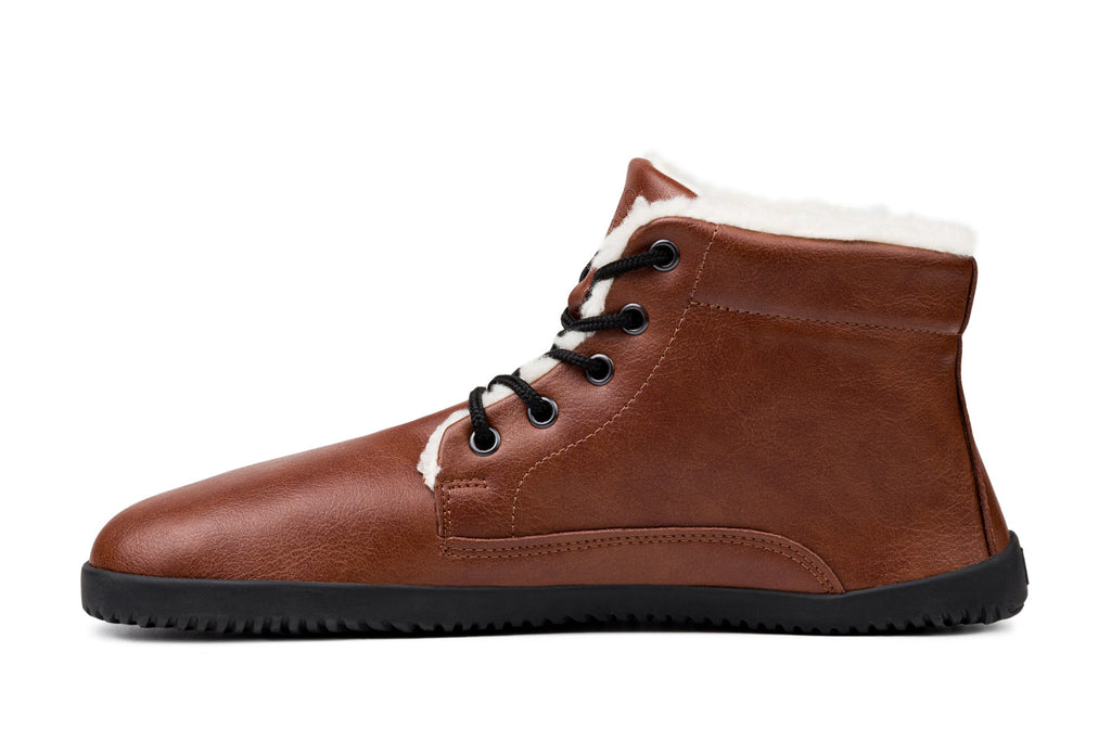 Sundara Winter Barefoot Ankle Boots - Light Brown