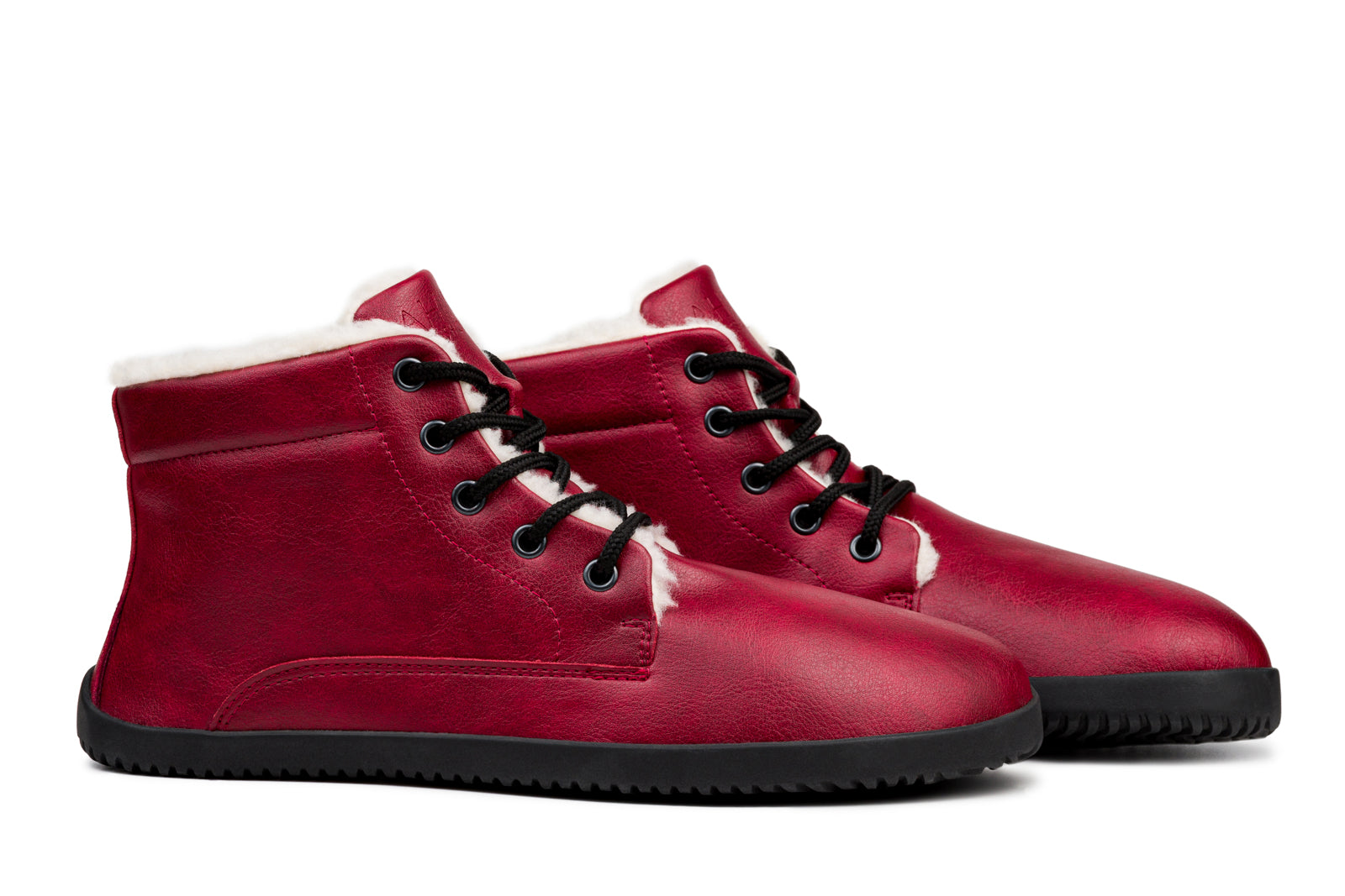 Sundara Winter Barefoot Ankle Boots - Burgundy