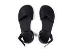 Ballerina barefoot black dress shoes