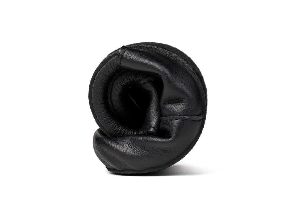 Ballerina barefoot black dress shoes