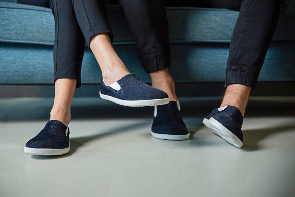 Navy Comfort slip-on sneakers
