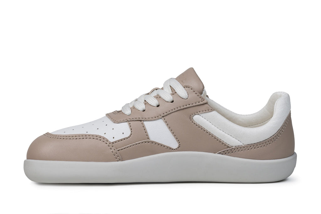 Barefoot Sneakers Yuva Beige & White