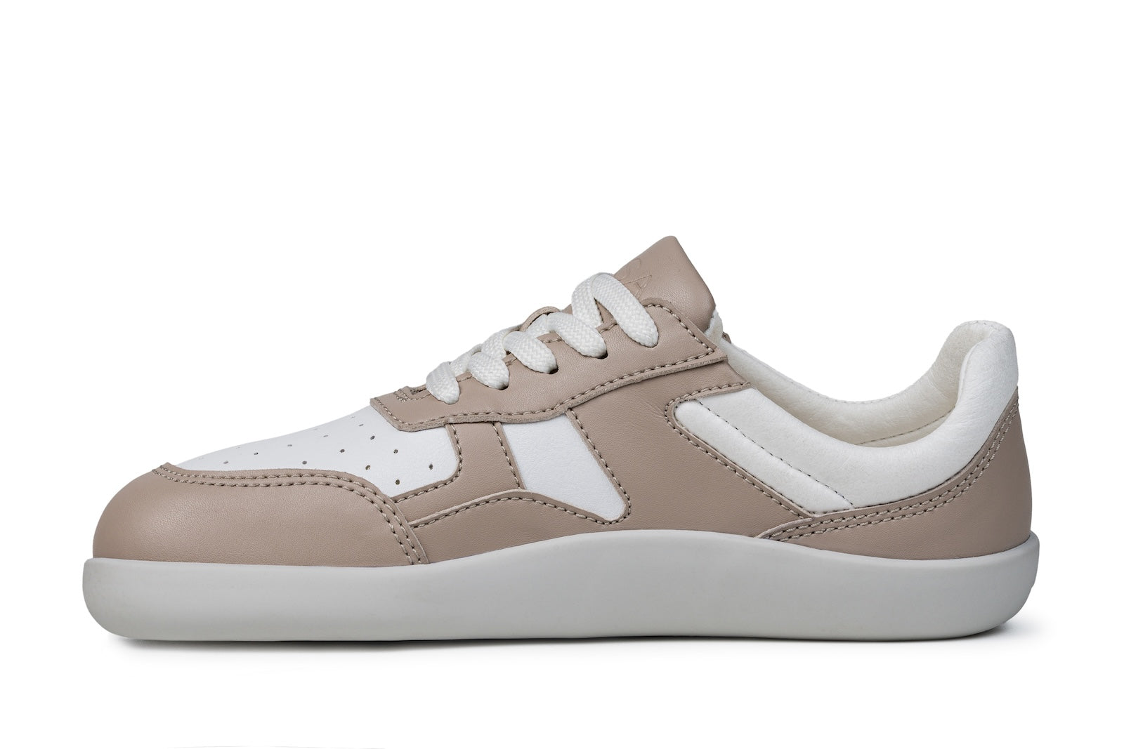 Barefoot Sneakers Yuva Beige & White