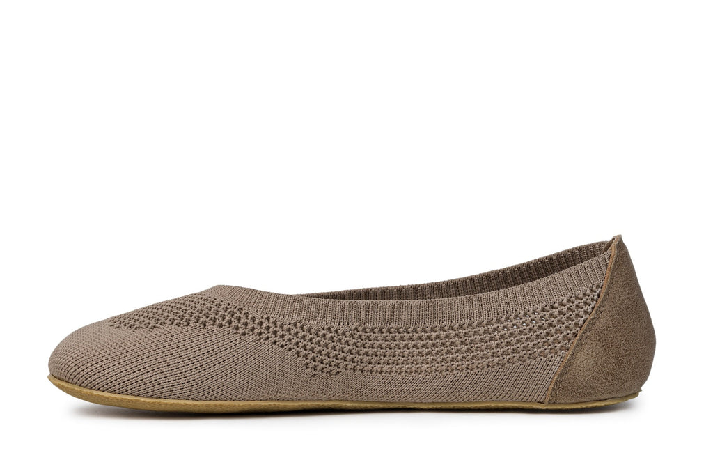 Barefoot Knit Ballet Flats Softy Beige