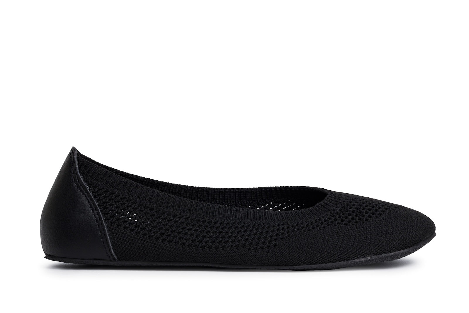 Barefoot Knit Ballet Flats Softy Black