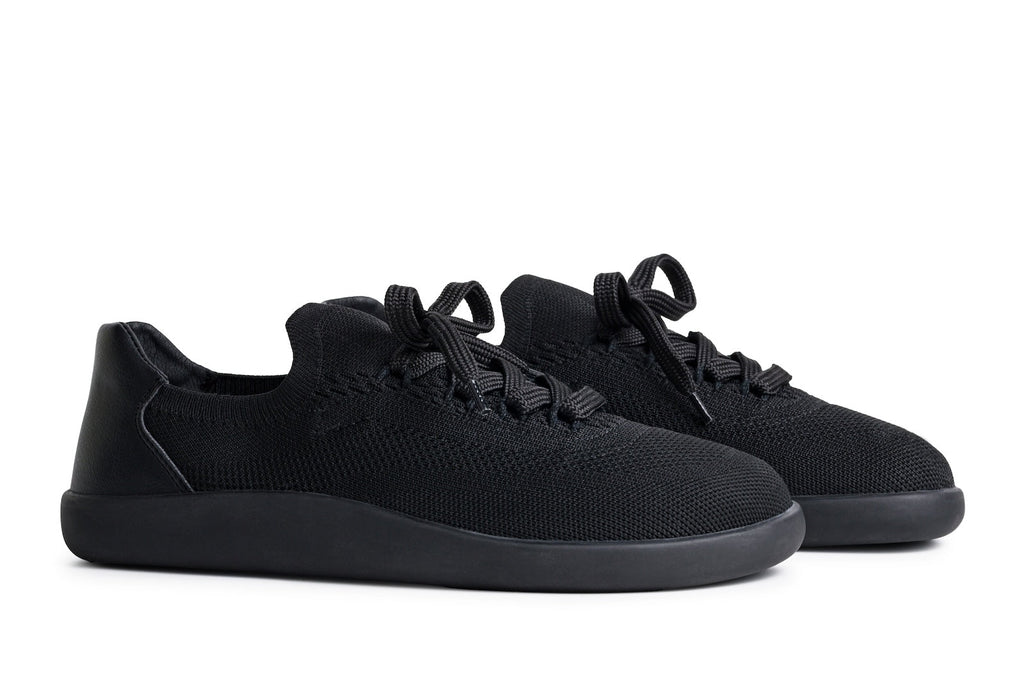 Barefoot Knit Sneakers Softy Black