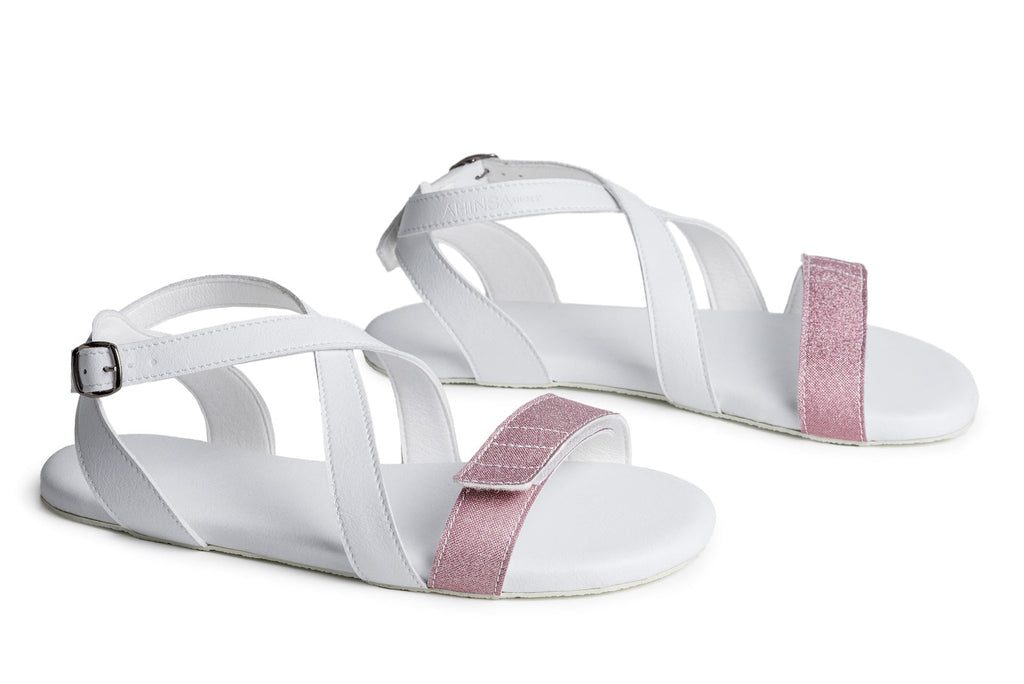 Comfort Sandals Hava Sparkle – White
