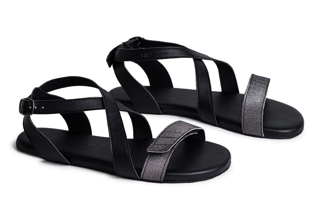 Comfort Sandals Hava Sparkle – Black