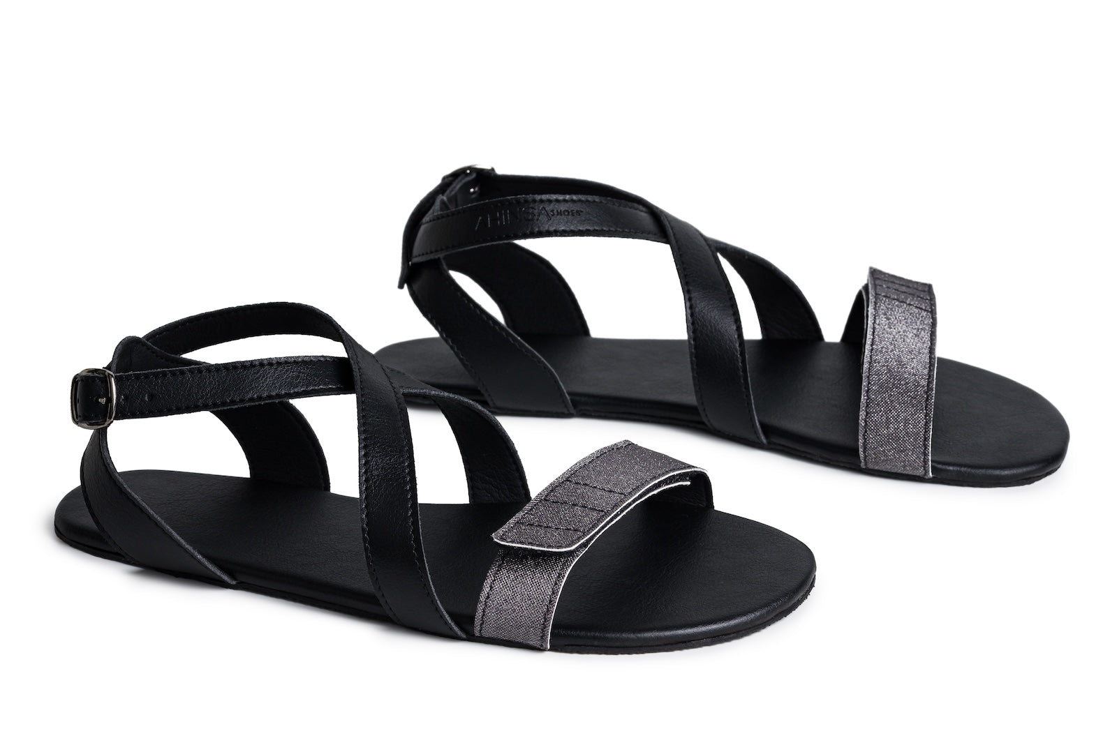 Barefoot Sandals Hava Sparkle – Black