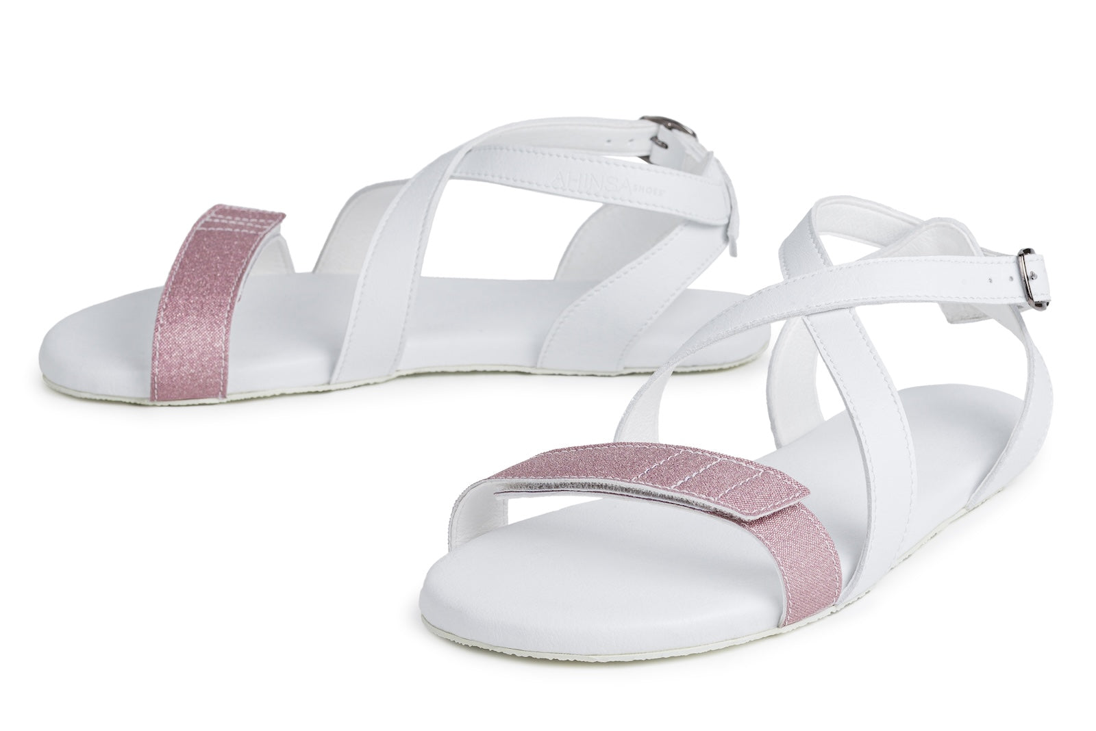 Comfort Sandals Hava Sparkle – White
