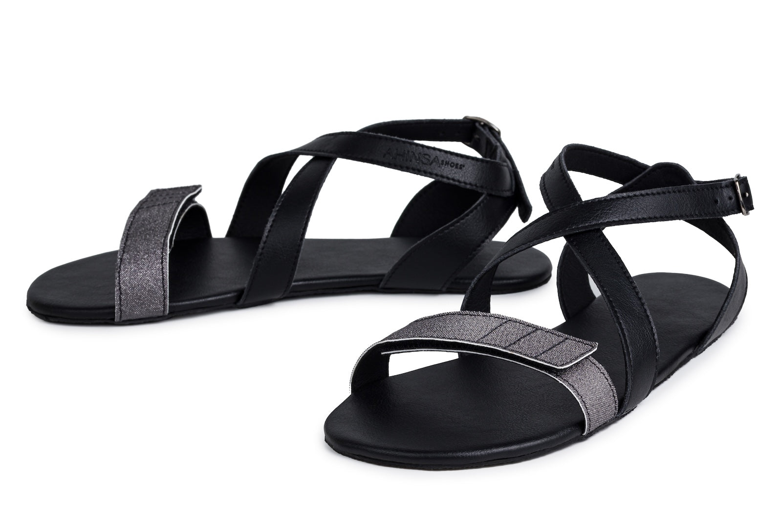 Barefoot Sandals Hava Sparkle – Black