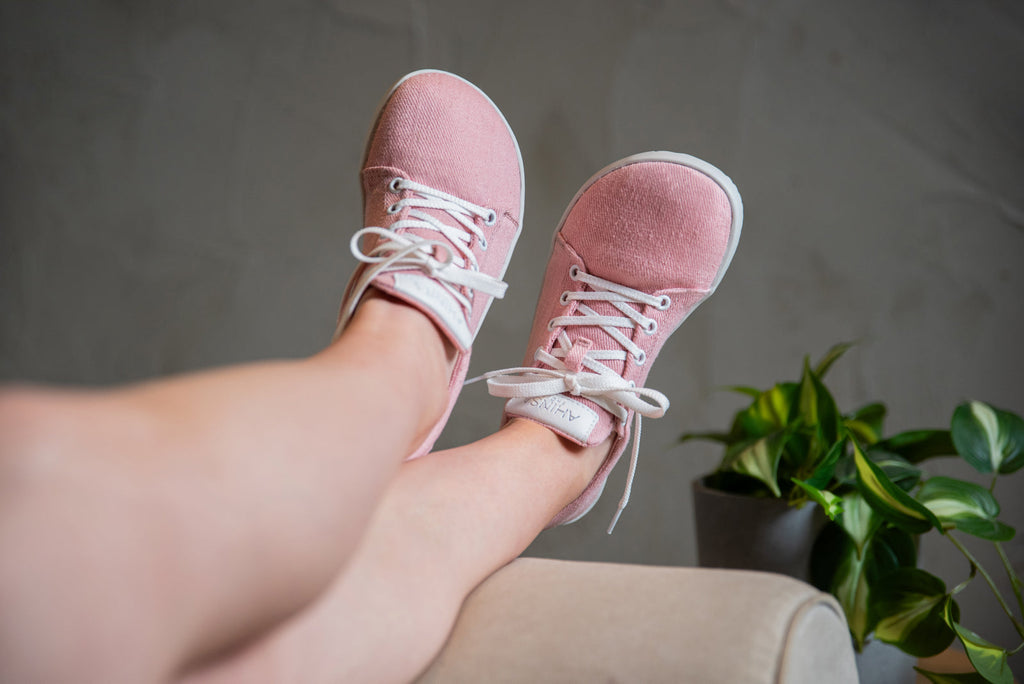 Vida Hemp Comfort pink sneakers