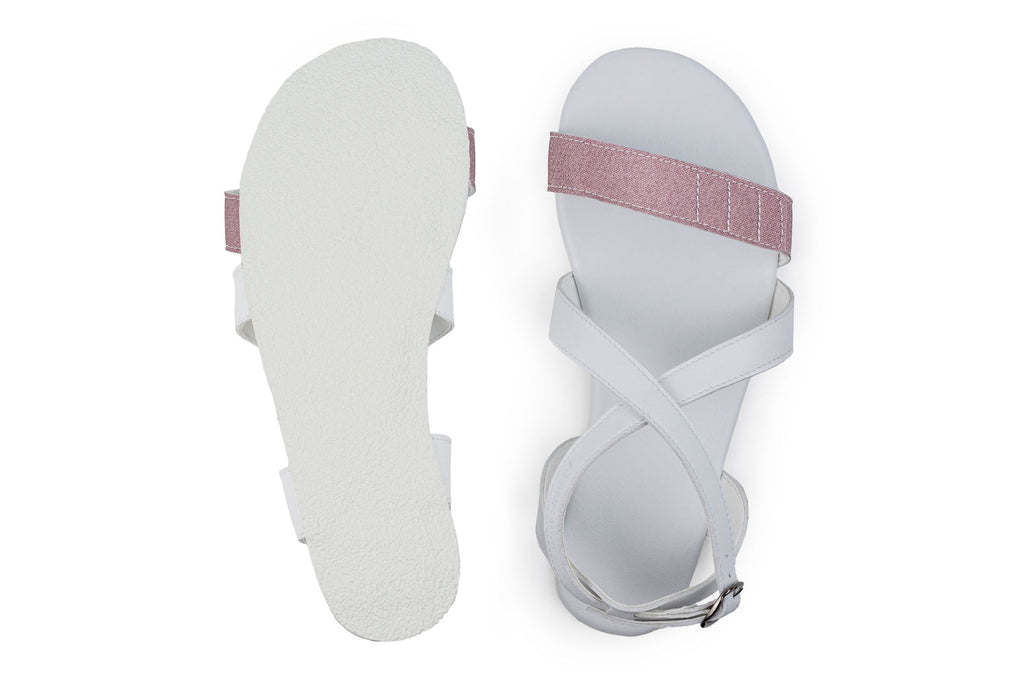 Comfort Sandals Hava Sparkle – White