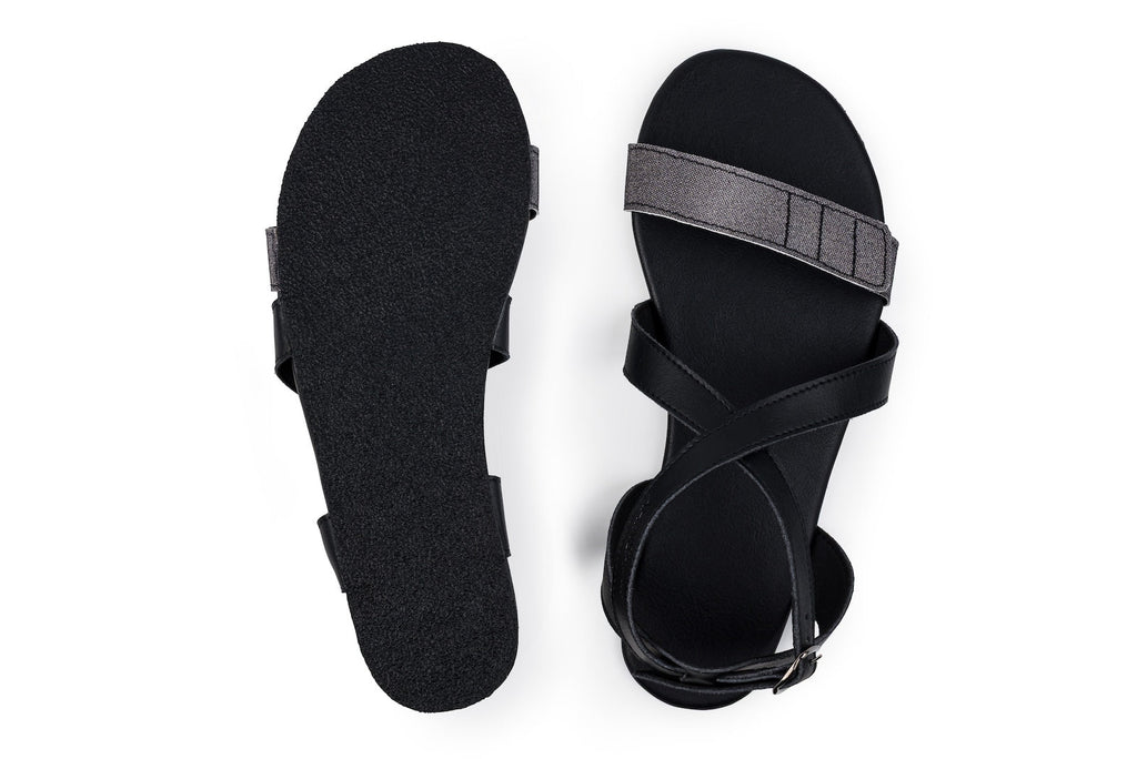 Comfort Sandals Hava Sparkle – Black