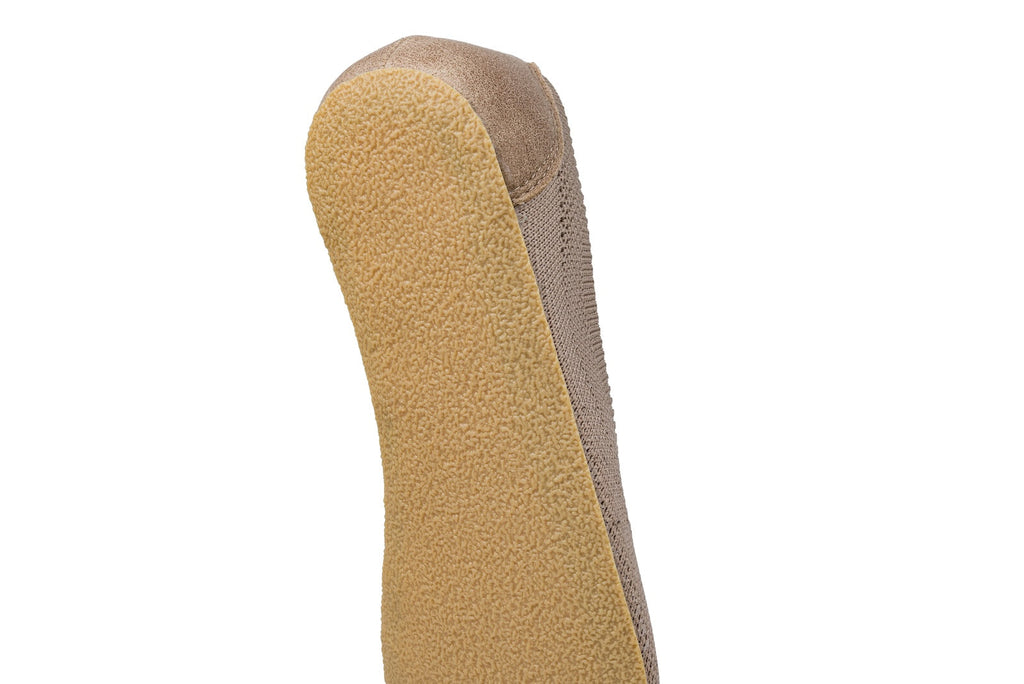 Comfort Knit Ballet Flats Softy Beige