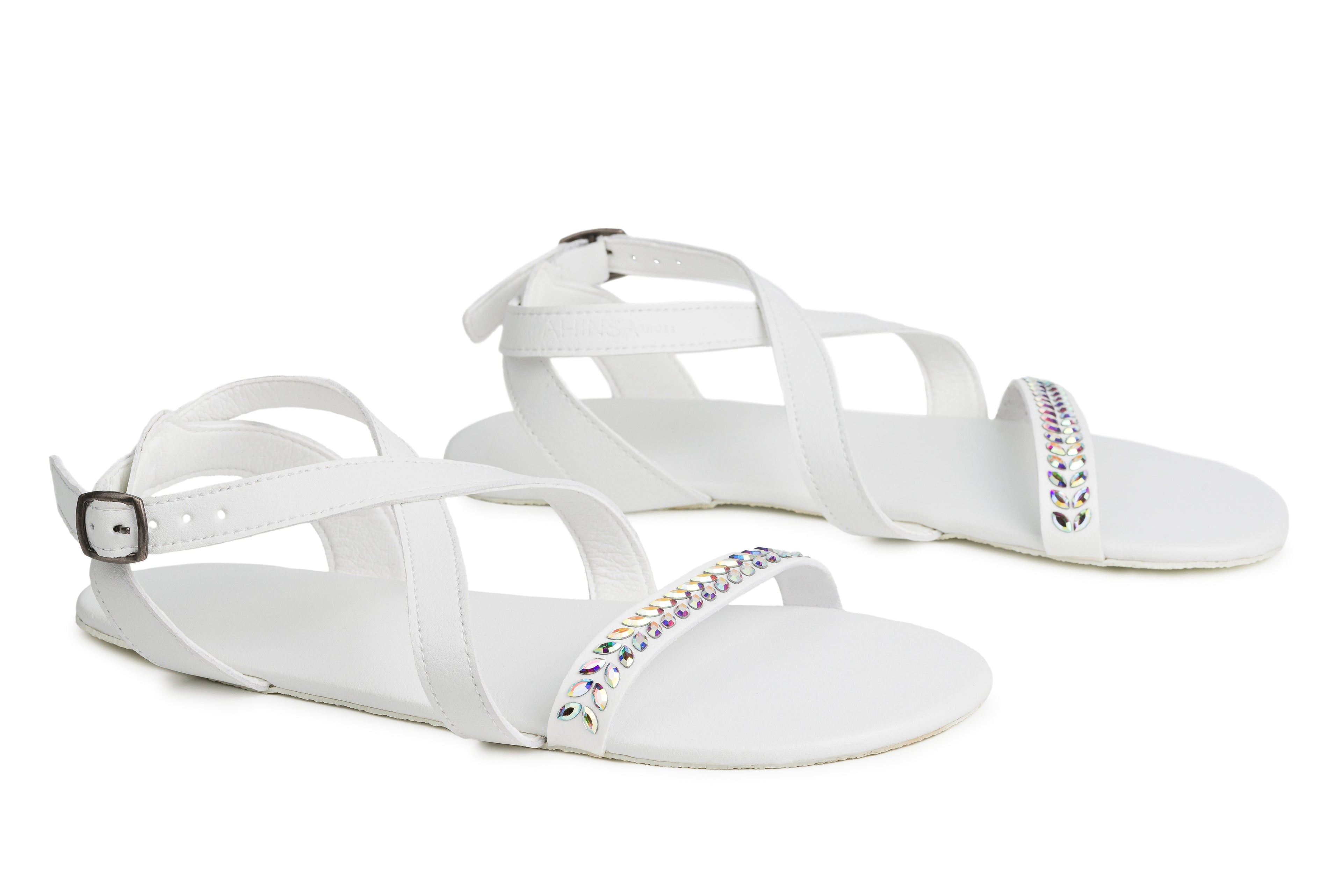barefoot sandals Hava Preciosa white