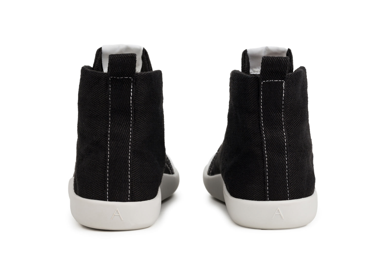 Comfort sneakers Street high-top – Black Hemp