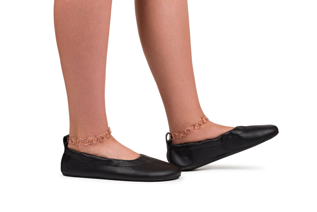 Barefoot dress shoes Chic black
