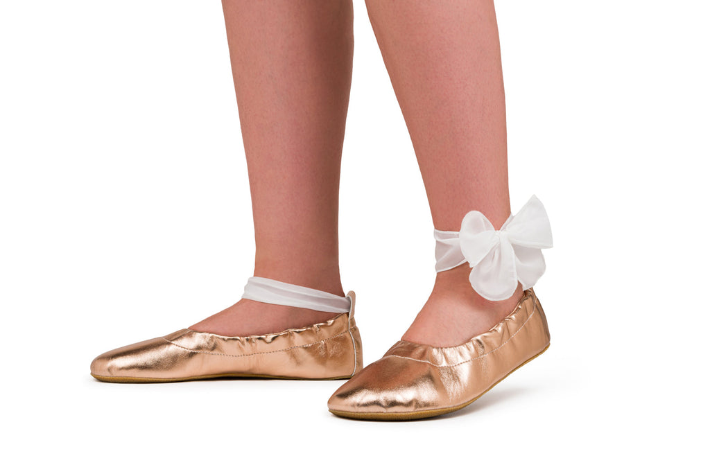 Comfort dress shoes Chic rosegold