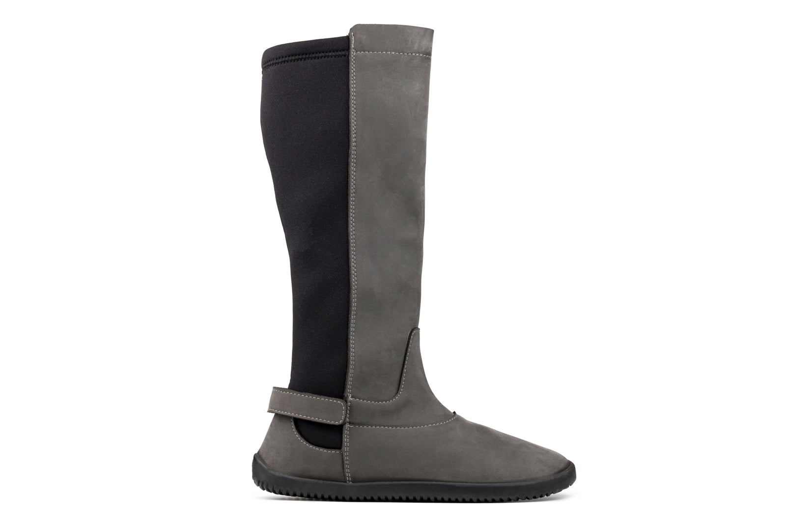 Barefoot Tall Boots – Grey Nubuck