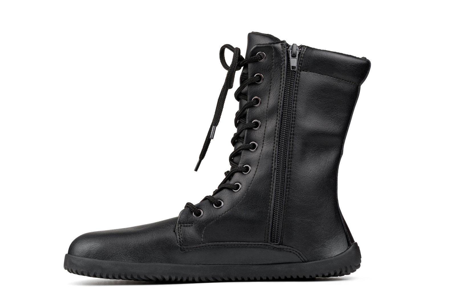 Jaya Barefoot Zip-up Boots – Black