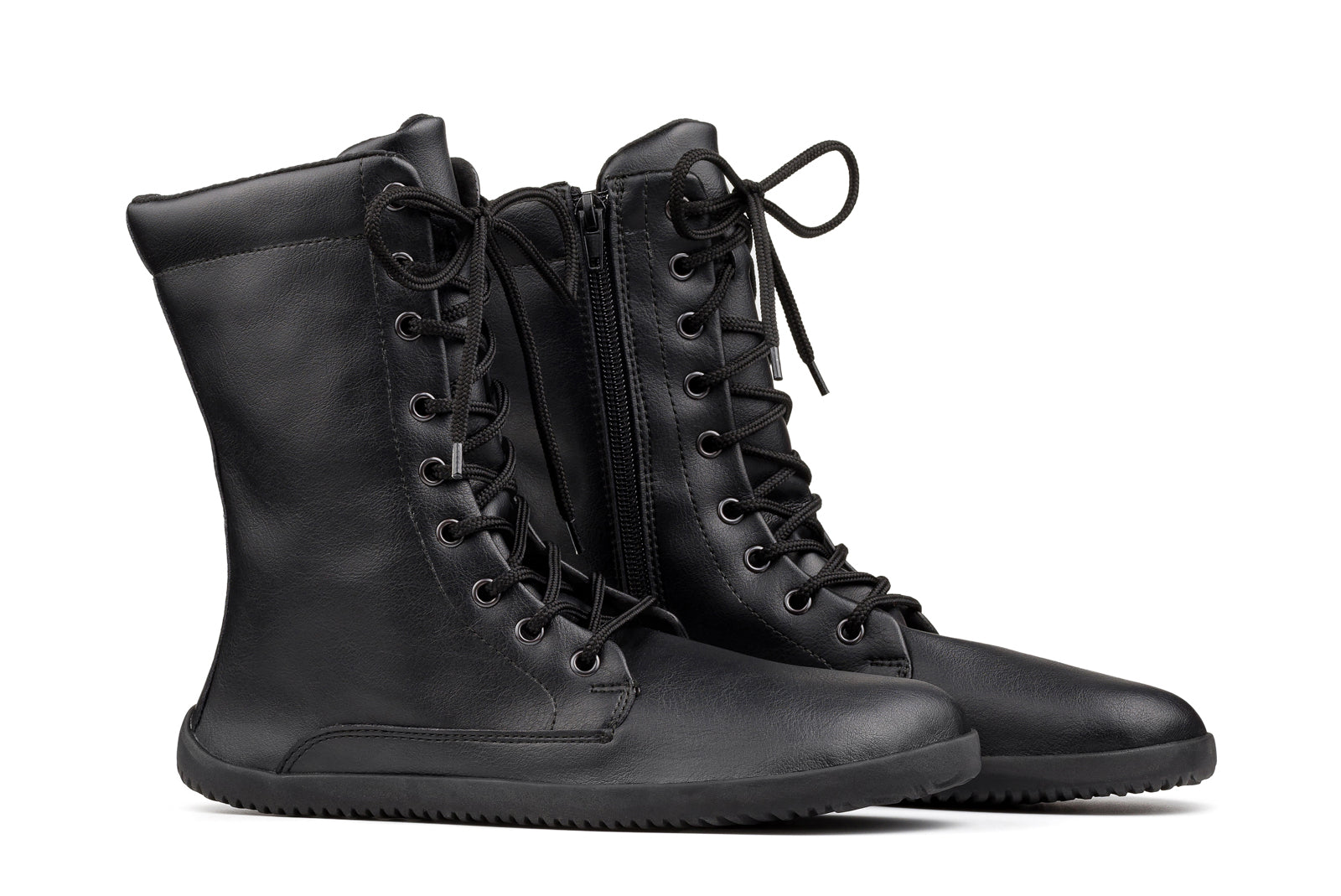 Jaya Barefoot Zip-up Boots – Black