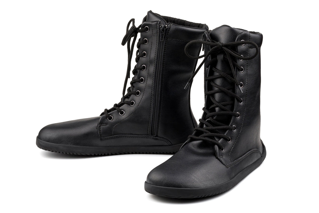 Jaya Comfort Zip-up Boots – Black