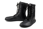 Jaya Barefoot Zip-up Boots – Black