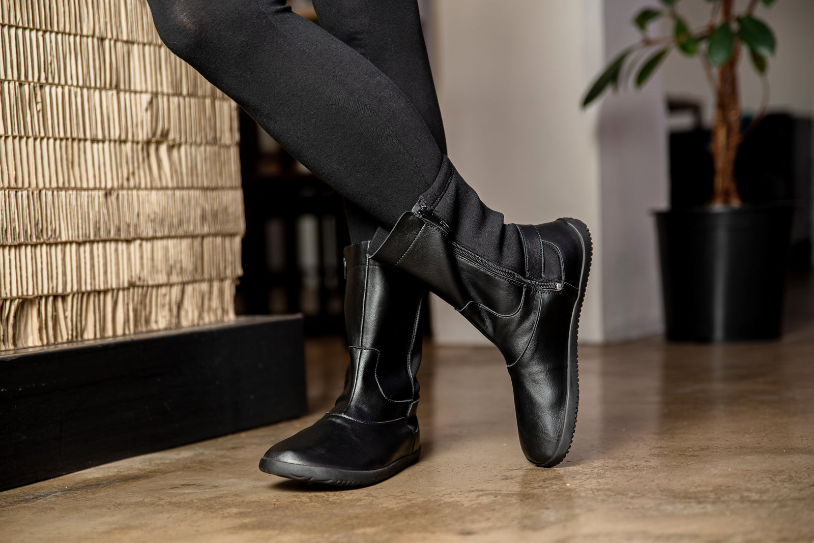 Barefoot Mid-Calf Boots