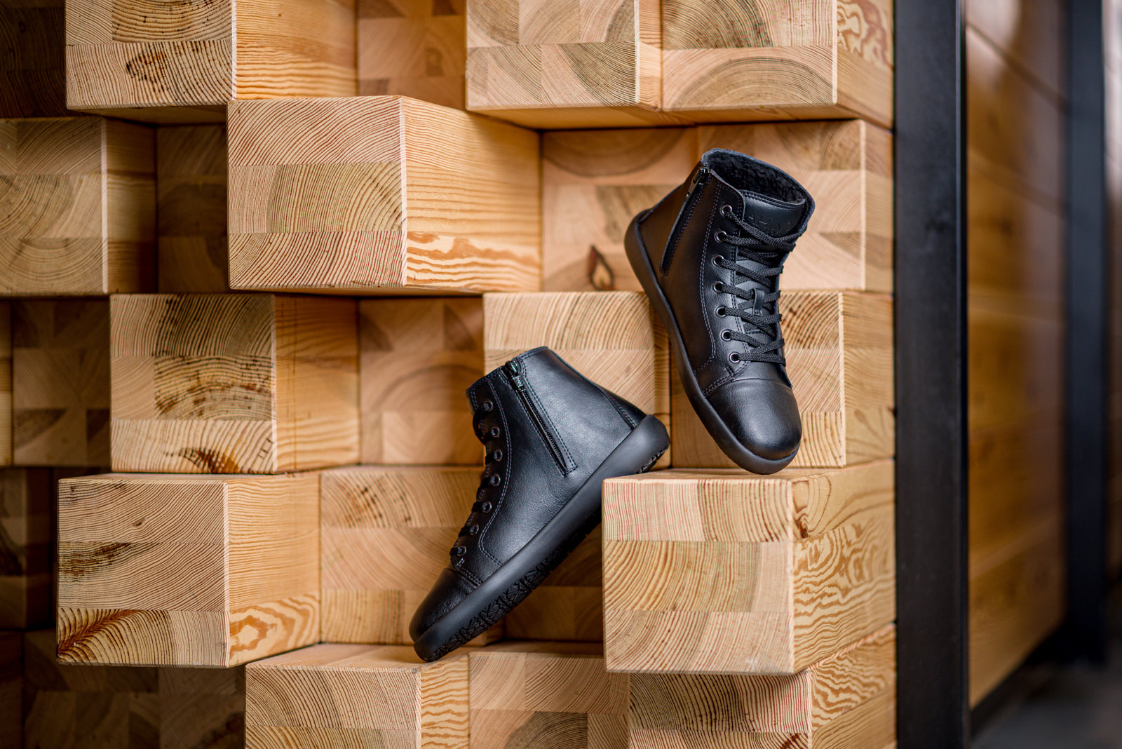 winter barefoot sneakers Tara Winter 2.0 black