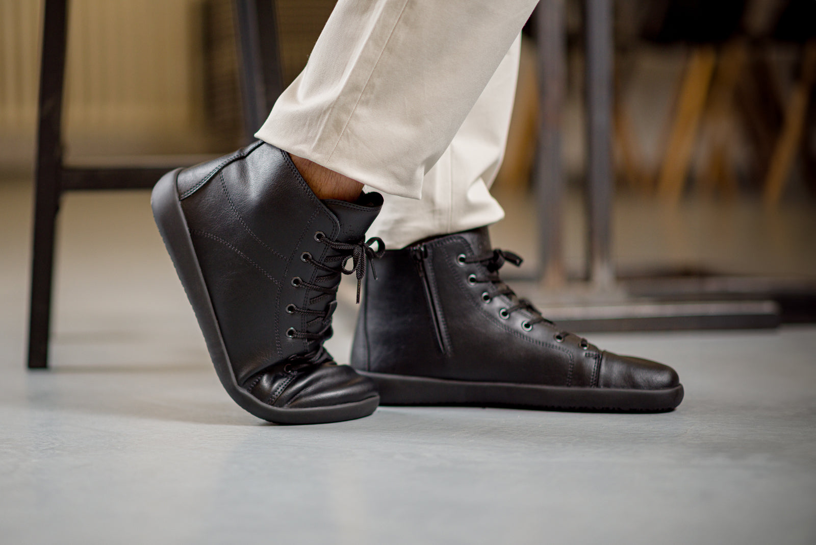 winter barefoot sneakers Tara Winter 2.0 black
