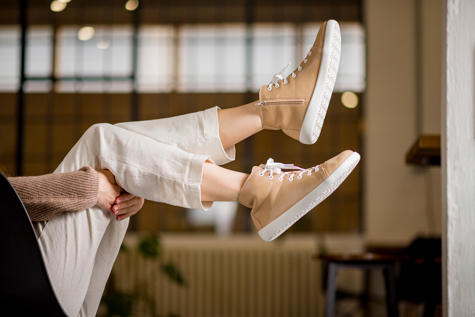 Comfort winter sneakers Tara Winter 2.0 beige