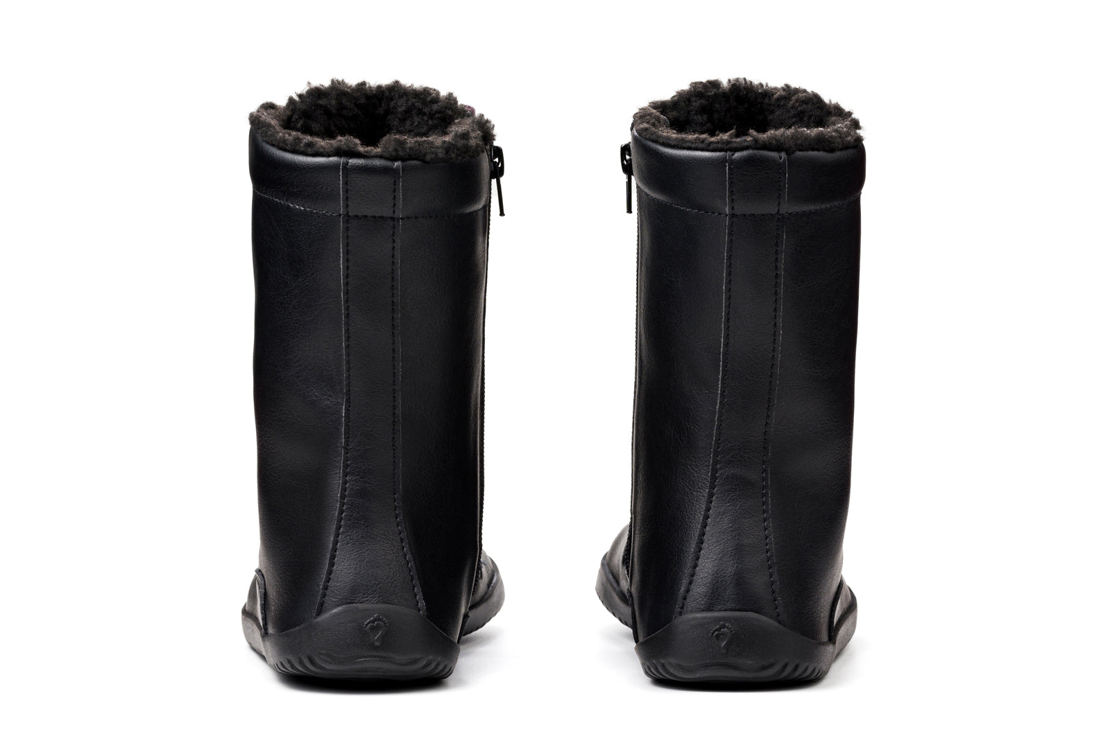 Barefoot Jaya Winter Zip-up Boots – All Black