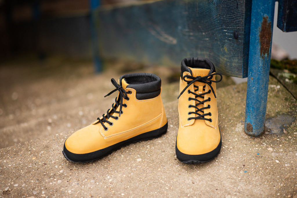 Comfort shoes Shuma Nature mustard nubuck